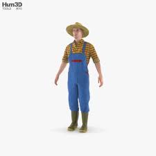 Farmer In 2020 Model 3d Model Cinema 4d
