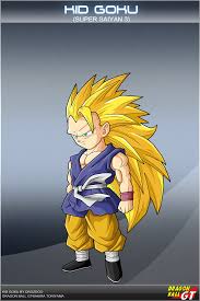 Ultimate gohan wasn't able to defeat super buu, and super buu isn't as strong as kid buu. Kid Goku Super Saiyan 3