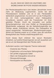 Read reviews from world's largest community for readers. Bod Leseprobe Osteopathie Pferd