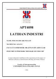 Apas balung mill, tawau sabah. Pdf Internship Report Umk Love Pesu Academia Edu