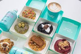 Soft monster cookies with nutella, marshmallow, and oreo fillings Nasty Cookie Factory Cookie Cafe With Ig Worthy Turquoise Decor At Kaki Bukit Danielfooddiary Com