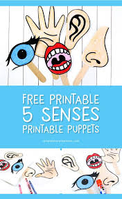 Download These Free Printable 5 Senses For Kids Puppets To Teach Children Senses Preschool Puppets For Kids Body Preschool