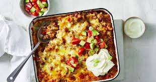 Cheesy Taco Pasta Bake Recipe Beef Recipes Food Recipes Pasta Bake