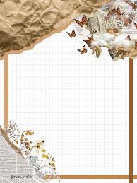 Imágenes de fondos para trabajos en word Plantilla Apuntes Digitales Aesthetic Fondos De Word Marcos Del Cuaderno De Notas Decorar Hojas De Cuaderno