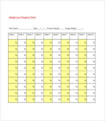 sample weight loss charts 9 free pdf documents download