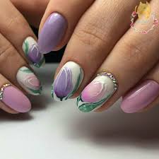 Diseños de uñas decoradas (moda y tendencias) ♥diseño de uñas pregnancy pies flor blanco y desfavorable ¡muy fácil! Unas Con Piedras Y Flores