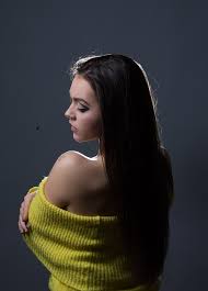 How we found the best hair growth products for black hair. Royalty Free Photo Black Haired Woman With Yellow Off Shoulder Top Pickpik