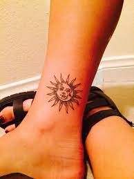 1000 Ideas About Sun Moon Tattoos On Pinterest Sun Drawing Moon Tattoo Designs And Luna Tattoo Sun Tattoos Sun Ankle Tattoo Tattoos