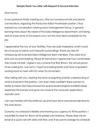 Write this thank you after then interview. Thank You Letter After Job Interview 14 Best Samples