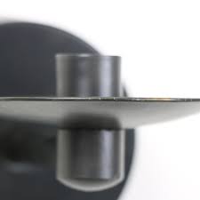 Top brand 0% positive feedback. Round Black Metal Wall Candle Holder