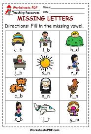 If you want more alphabet sheets. Fill In The Blank Using Short Vowels Worksheets Pdf