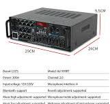‫مكبر صوت AV-MP326BT معدني مع منفذ USB وبطاقة SD للمسرح المنزلي، مكبر صوت  ستيريو للسيارة بمقاومة 4 أوم وقناتين مع معادل صوت، يعمل بجهد 12 فولت و220  ...‬‎