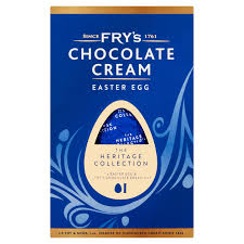 As retro as you ever get. Fry S Cream Easter Egg With Chocolate Bar 159g Easter Iceland Foods