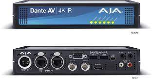 AJA DANTE-AV-4K-R Dante AV Ultra to 4KUHD SDIHDMI Receiver