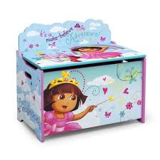 The Princess Collection Toy Box Is A Dream Come True For Those Who Love Fairytales Magic Wands And A Happily Eve Kids Toy Boxes Dora Toy Toy Storage Bench
