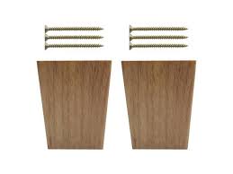 Queen anne chair legs, turned chair legs and lawson chair legs in cherry, hardwood, oak, maple and walnut. 4 Inch Solid Wood Furniture Legs Square Tapered Couch Bench Closet Cabinet Feet Replacement Height Adjuster Set Of 2 Newegg Com
