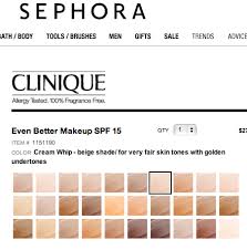 clinique foundations for yellow based skin tones clinique