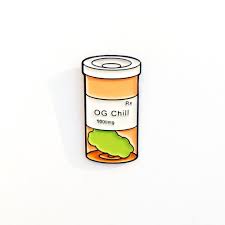 Other World Shop Og Chill 1000mg Pin Jacket Pins Pin And Patches Pin