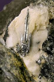 Sylvanite On Rhodochrosite Baia De Aries Offenbanya Apuseni Mountains Alba County Transylvania Romania Fabre Minerals
