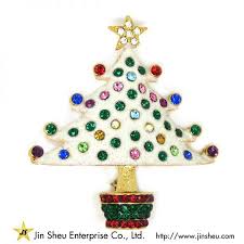 swarovski christmas pins