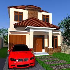 Warna cat rumah modern minimalis orange dan abu abu. Kombinasi Cat Luar Rumah Coklat Rumah Minimalis House Blueprints Rumah