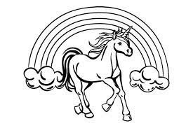 Unicorns are beautiful mythical creatures that are described as a combination of several animals. Unicorn To Color Kids Novocom Top
