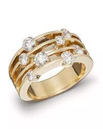 Bloomingdale S Diamond Band In 14k Yellow Gold 1 50 Ct T W 100 Exclusive Fine Jewelry Bloomingdale S Gold Ring Designs Gold Band Engagement Rings Thick Band Engagement Ring