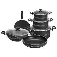 Online shopping for home & kitchen from a great selection of nonstick cookware sets & cookware accessories, fry pan, br b q grill pan, soup pan , stainless steel pans at everyday low prices in pakistan at hitshop.pk. Neoflam Non Stick Cooking Set 17 Pieces Awami Store
