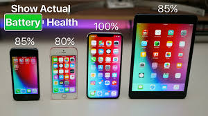 Show Actual Iphone And Ipad Battery Health Ipad Iphone Battery