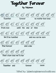 My Together Forever 12 Hole Ocarina Tab Pokemon