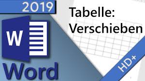 Hier können sie die vorherige datenschutzerklärung einsehen. Word Tabelle Verschieben In 1 Minute Hd 2019 Youtube
