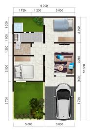 Angka 36 menjelaskan kalau luas rumah tersebut ialah 6×6 = 36 m². Desain Rumah Type 36 60 1 Lantai Cek Bahan Bangunan