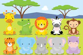 | view 60 zoo zoo illustration, images and graphics from +50,000 possibilities. African Animals Clipart Safari Zoo Grafik Von Clipartisan Creative Fabrica