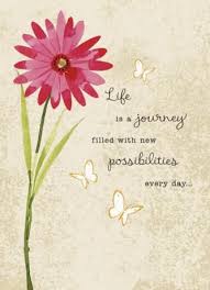 Whether youre superstitious or not everyone wants a little luck in their life and their house. Flower Life Is Journey Good Luck Card Work Friends Quotes Good Luck Cards Great Weekend Quotes