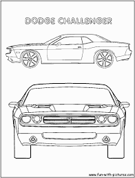 Wait, didn't we already say it makes 840 horsepower? Dodge Challenger Coloring Pages Dodge Challenger Dodge Challenger