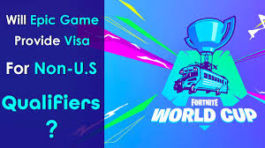 Anyone can enter the qualifiers to try and earn a place in the finals and, ultimately, the grand final. Fortnite World Cup Qualification For Non U S Will Epic Game Provide Visa Fortnite Epic Games World Cup