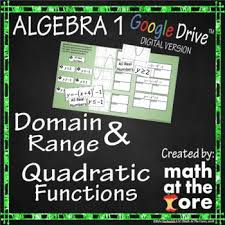 Domain And Range Quadratic Functions Google Slides Literal Equations Exponential Functions Quadratics