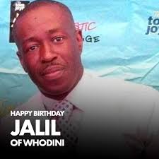 Happy Birthday Jalil Hutchins the founder and writer of WHODINI. The mind  and pen behind Friends, One Love and 5 Minutes of Funk and one of Hip-Hop's  most sophisticated groups. Happy Bornday