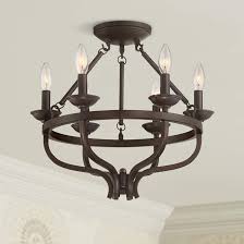 Adari 17 3 4 Wide Oil Rubbed Bronze Ceiling Light 70d95 Lamps Plus In 2020 Bronze Ceiling Lights Ceiling Lights Semi Flush Ceiling Lights