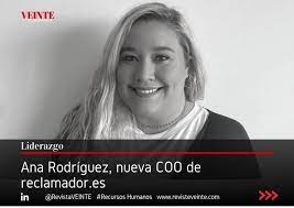 Ana Rodríguez, nueva COO de reclamador.es