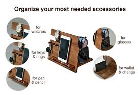 Submit a piece 🎮 upwords vs. Buy Wood Phone Docking Station Walnut Desk Organizer Tablet Holder Key Hooks Coin Wallet Watch Stand Handmade Men Graduation Gift Husband Anniversary Dad Birthday Idea Nightstand For Him Gadget Online Myfancycraft