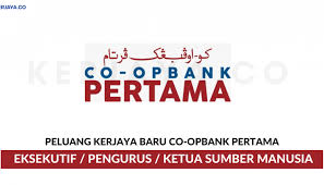 Prima bancă națională cooperativă din malaezia înființată în 1950. Co Opbank Pertama Kerja Kosong Kerajaan