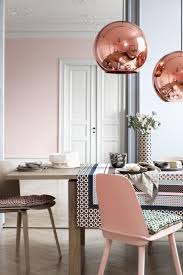 Pastel à la cire caran d'ache. La Couleur Rose Poudre Dans La Deco Interieure Archzine Fr