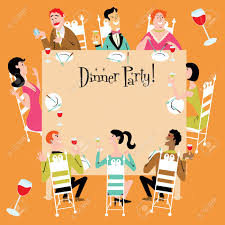 So if you want to throw a wedding rehearsal dinner, you also need to make sure that you send out wedding rehearsal dinner invitation cards to your wedding entourage. Dinner Party Invitation Royalty Free Cliparts Vectors And Stock Illustration Image 7124793