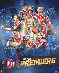 Sydney Roosters 2019 Premiers Poster Nrl Rugby League Poster