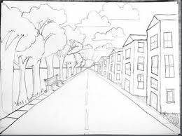 52 Ideas For Landscape Art Lesson For Kids Teaching One Point Perspective Homeschool Art Art Lessons