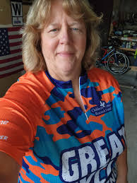 Wearing a small GCC jersey for a good cause