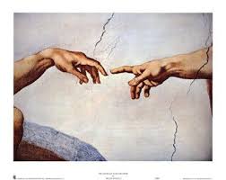 The Hands Of God And Man By Michelangelo Buonarroti Michelangelo Paintings Michelangelo Art