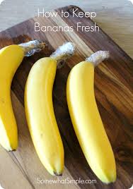 How To Keep Bananas Fresh Longer Keep Bananas Fresh Fresh Food Food Info