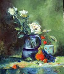 Pictura Ulei Pe Panza Natura Statica Painting Artwork Drawings